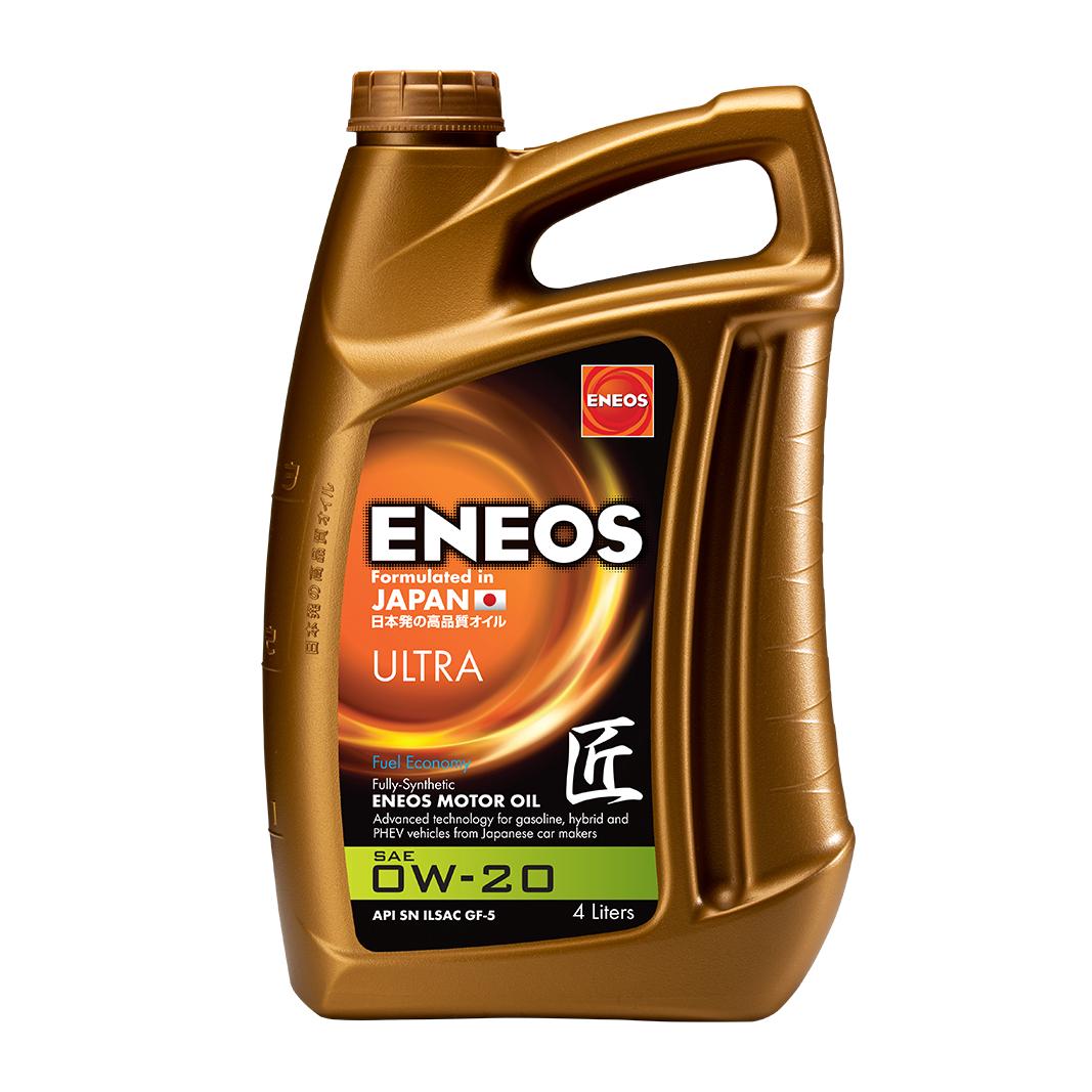 Масло моторное ENEOS ULTRA 0W-20 4 л