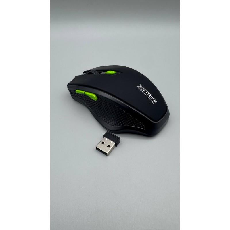 Компьютерная мышка Xstrike XS-400 2400 DPI с RGB-подсветкой Черный/Зеленый (PH01016)