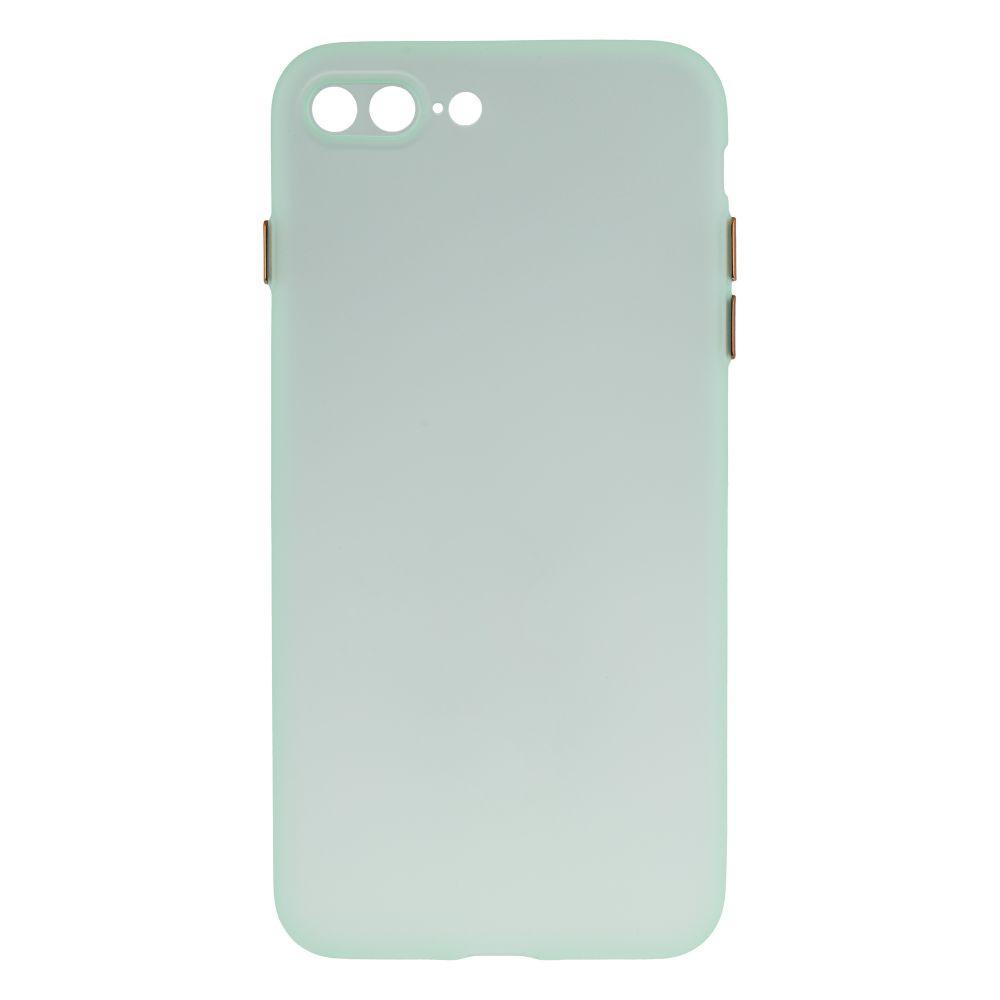 Силиконовый Чехол Ultra-thin Matte TPU with Frame для iPhone 7Plus/8Plus Светло-зеленый