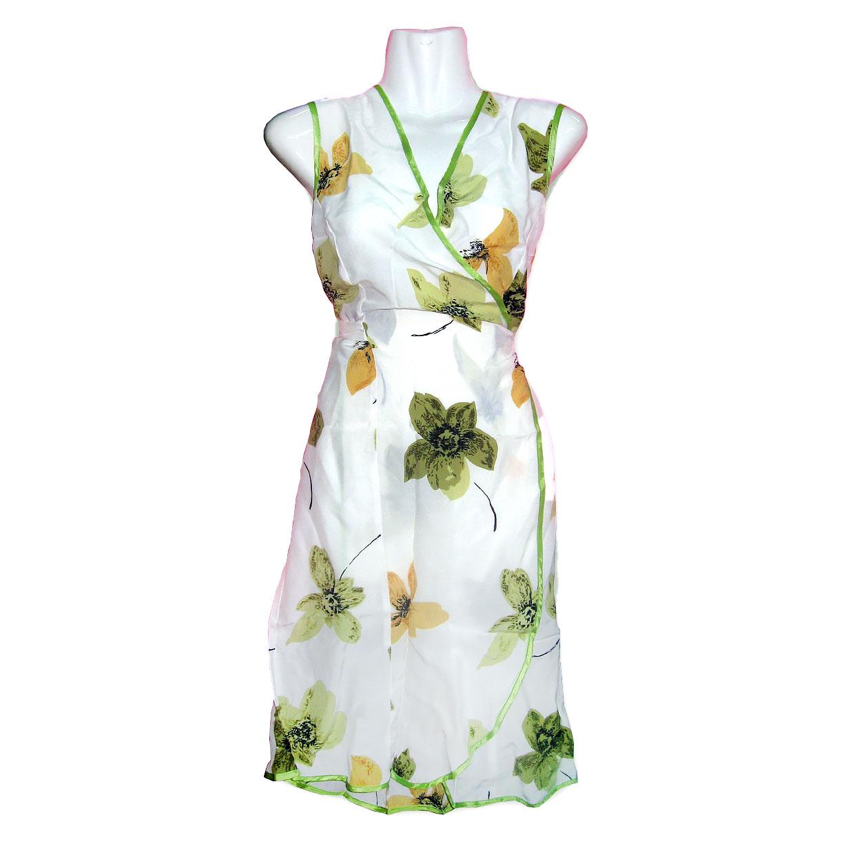 Халат вискозный р. 52-54 Белый (0001)