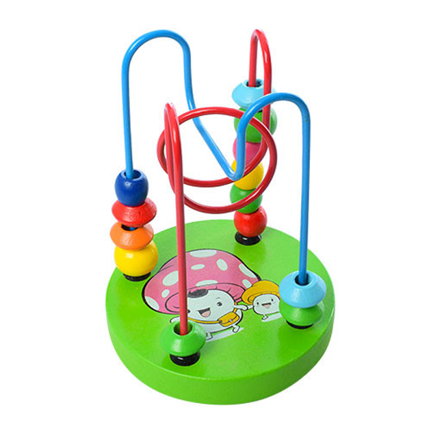 Деревянная игрушка пальчиковый лабиринт Limo Toy Радуга MD 0810 Грибочки (2321666158)