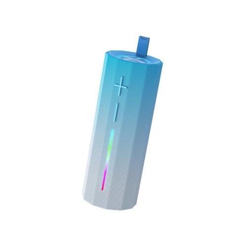 Акустическая система Xo F71 Hidden Carrying Handle Cylinder LED Dazzle Speaker Синий