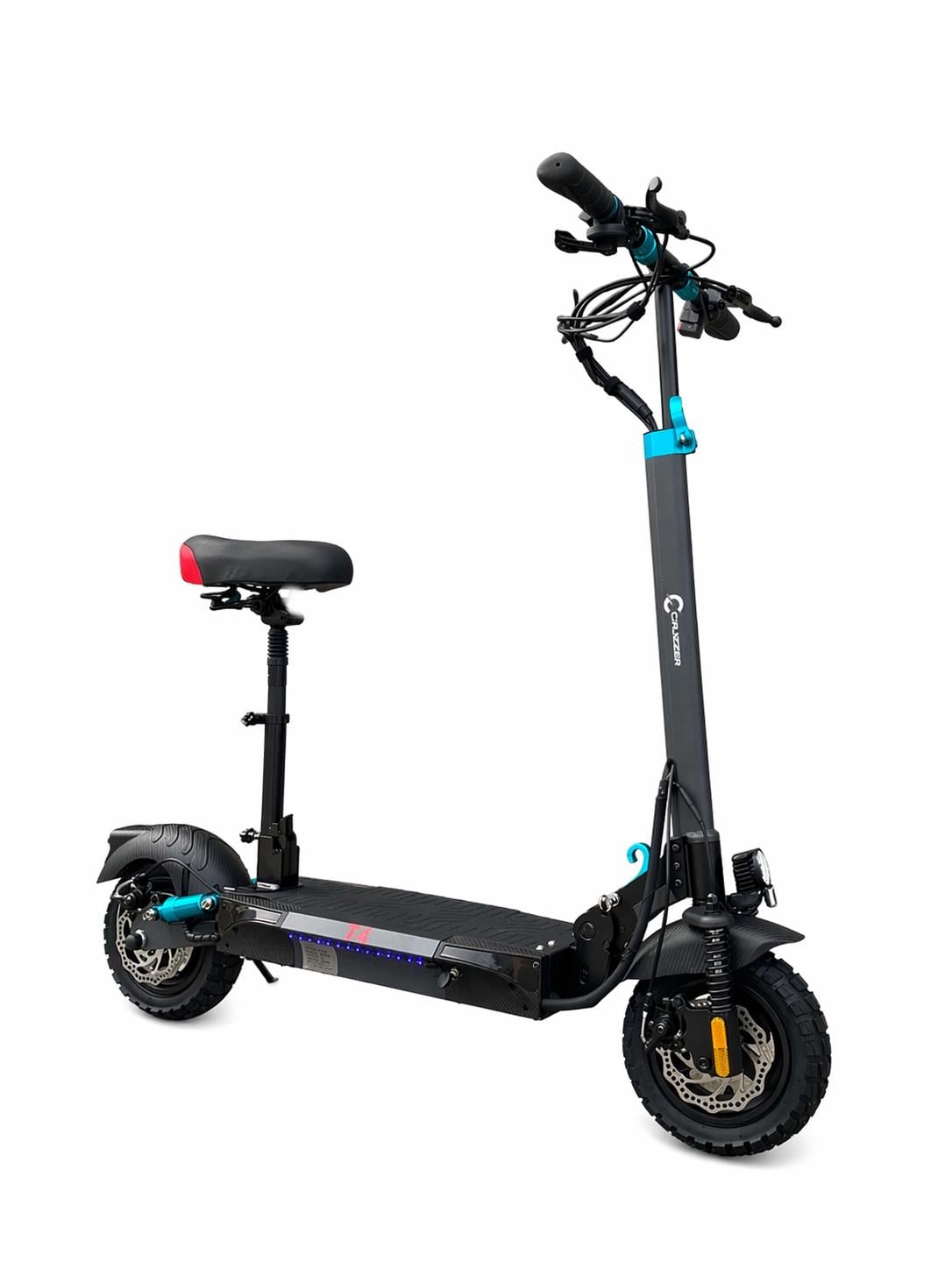 Электросамокат Crosser Cruiser T4 1500W 48V 21Ah и сидение