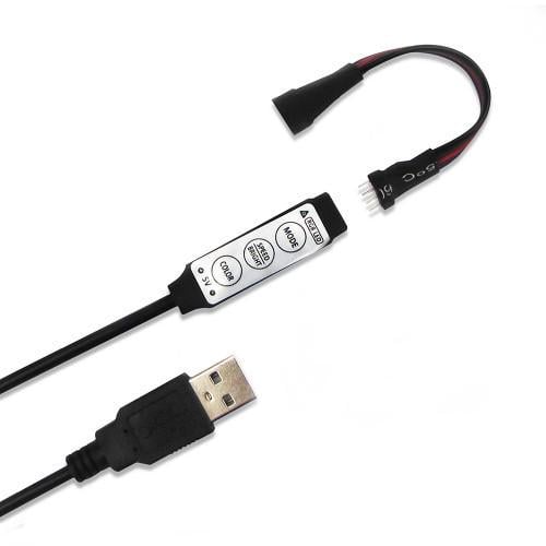 Лента Feron LS708 RGB USB 50х50/м 7,2W/м 5V 0,5 м (00000006319)