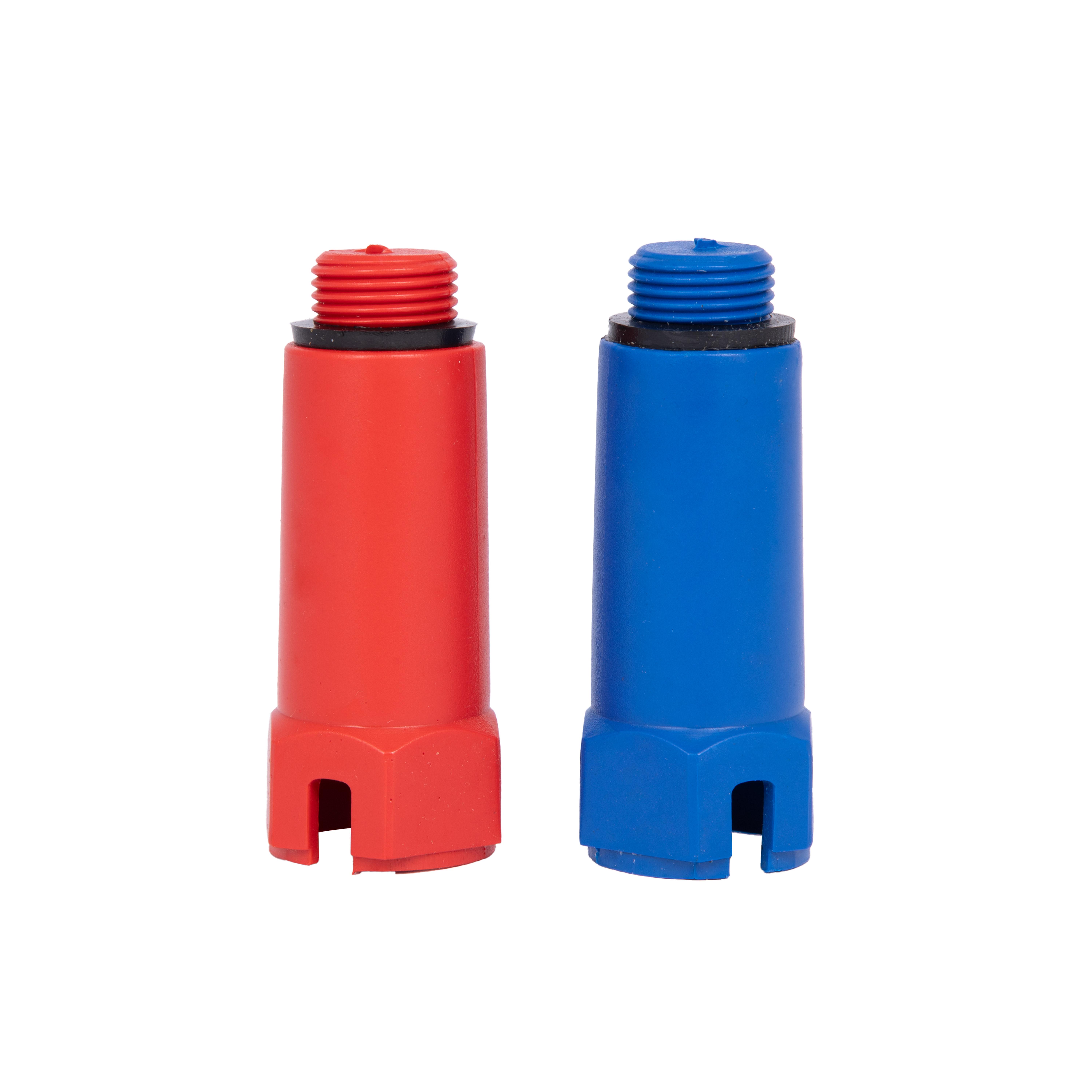 Пробка полипропиленовая Thermo Alliance 1/2"Н Синий/Красный