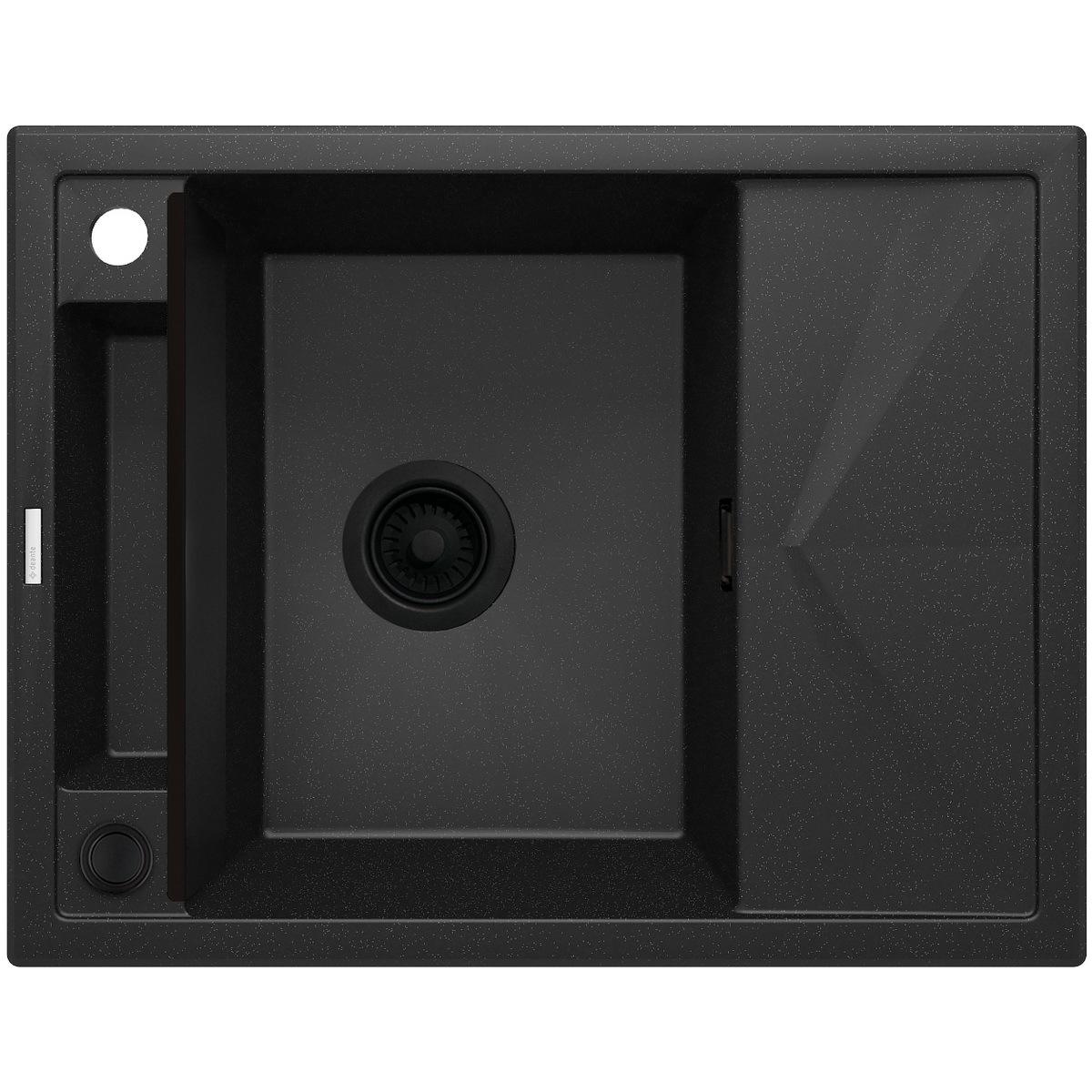 Мойка кухонная Deante ZRM_G11A гранитная прямоугольная 640x500 мм Графитовый (25965296)