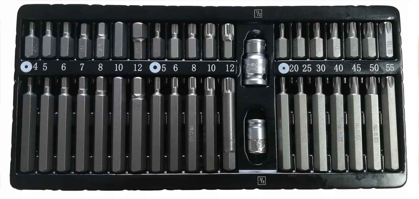 Набор бит Richmann Imbus/Hex/Torx/Spline 40 шт. (C6940)