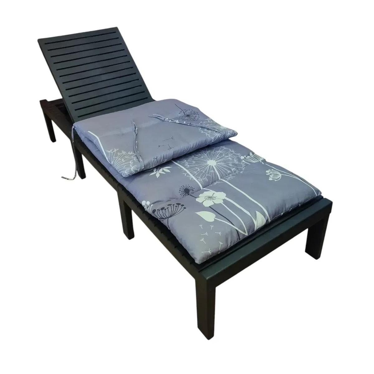 Матрац для лежака ROLL Кульбаби поліестер/сінтепон бязь 190х63х4 см Сіро-бежевий/Білий (3949) - фото 2 Матрац для лежака ROLL Кульбаби поліестер/сінтепон бязь 190х63х4 см Сіро-бежевий/Білий (3949) - фото 2