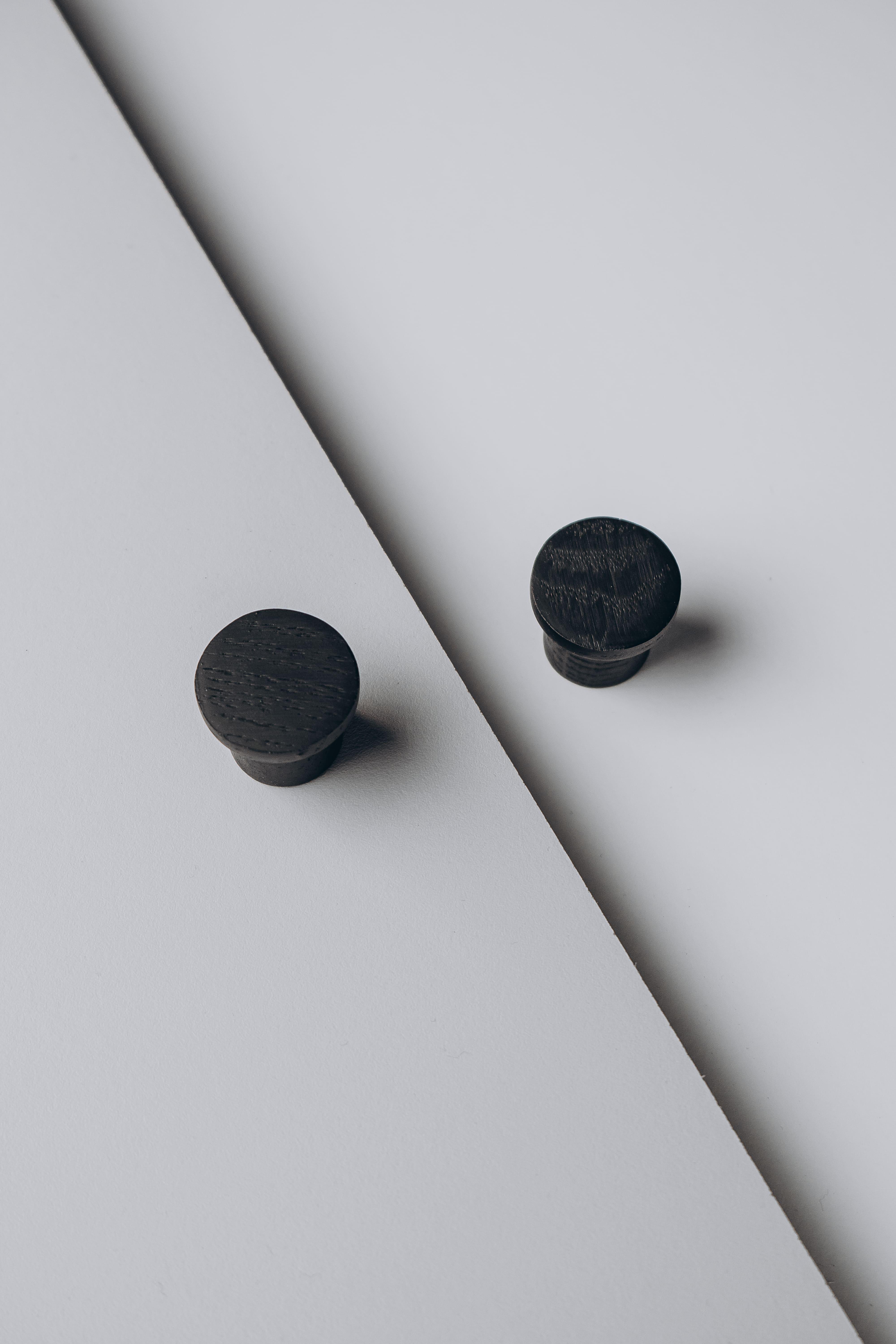 Меблева ручка з дерева 30 мм Umbrella black - фото 6 Меблева ручка з дерева 30 мм Umbrella black - фото 6