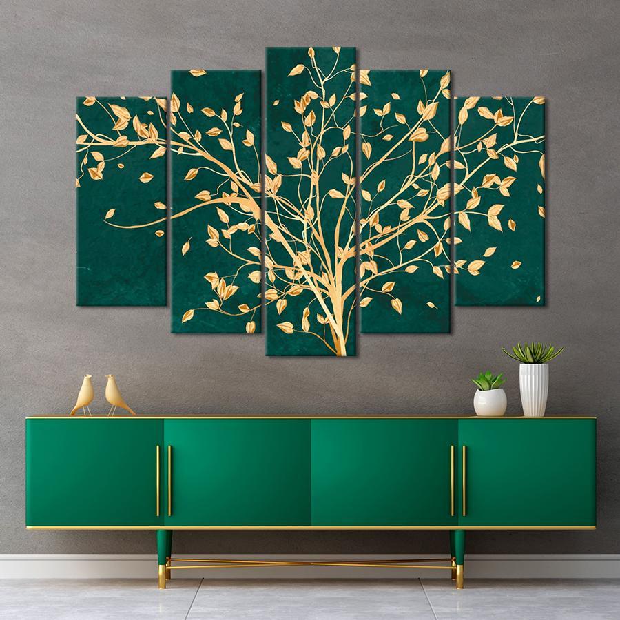 Картина на полотні Крихке золоте дерево 137x85 см (V558-5_L)