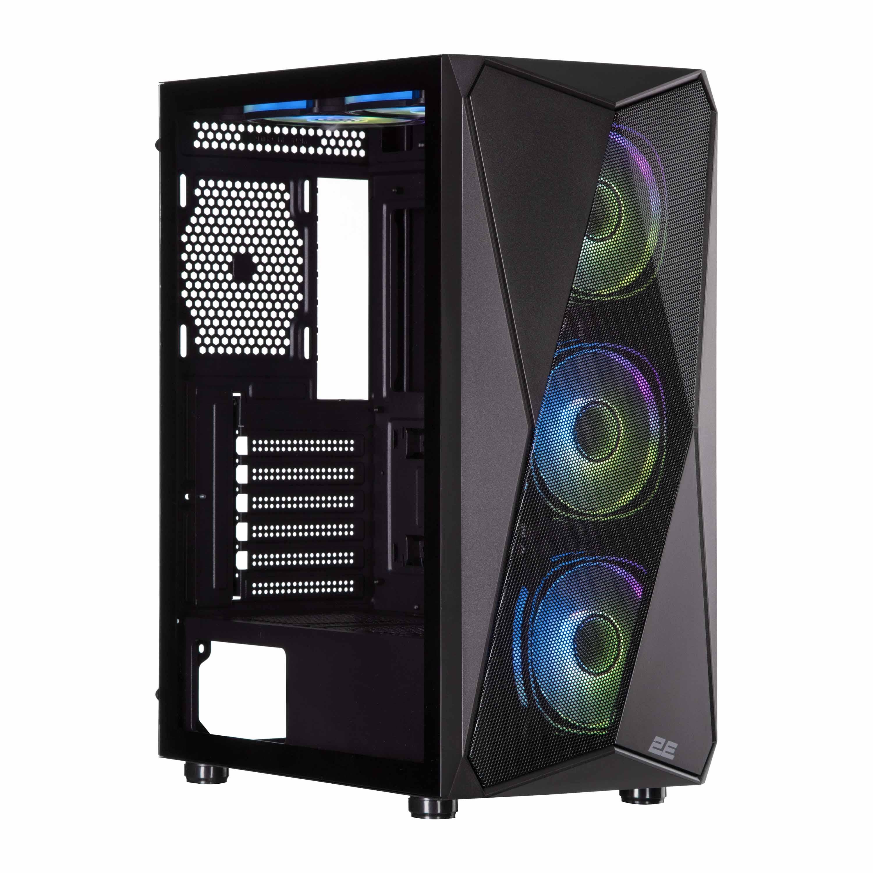 Корпус для компьютера 2E GAMING Aruba G3313B Mid Tower mini-ITX/micro-ATX no PSU Черный (2E-G3313B) Корпус для компьютера 2E GAMING Aruba G3313B Mid Tower mini-ITX/micro-ATX no PSU Черный (2E-G3313B)