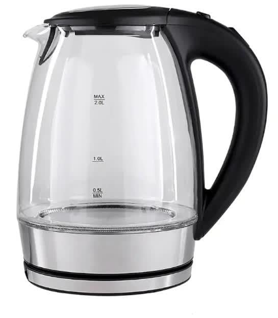 Електрочайник скляний RAF R.7818 на 2 л (29436266) - фото 1 Електрочайник скляний RAF R.7818 на 2 л (29436266) - фото 1