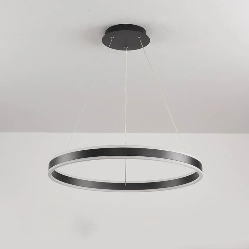 Люстра управляемая светодиодная STELLA R APP 96W Black/White