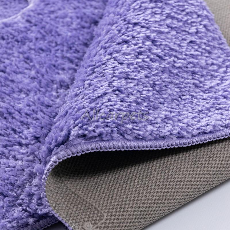 Комплект ковриков в ванную комнату Confetti Unimax 60х100/60х50 см Фиолетовый - фото 4 Комплект ковриков в ванную комнату Confetti Unimax 60х100/60х50 см Фиолетовый - фото 4