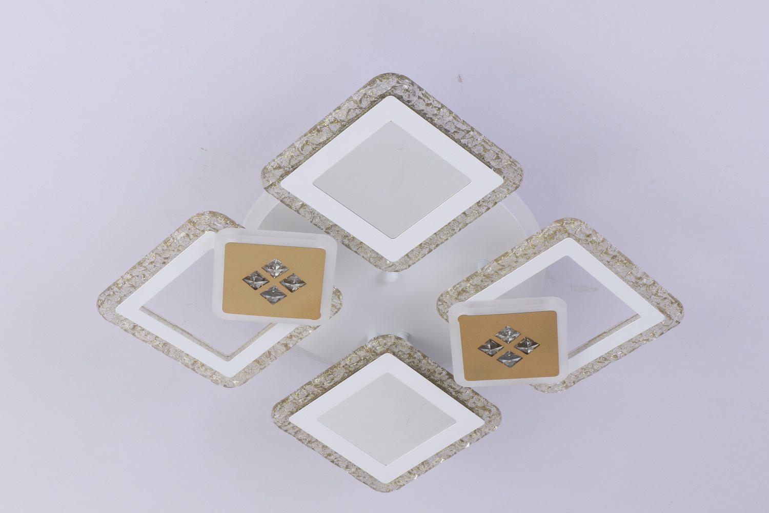 Люстра светодиодная с пультом Valeso V K39940-4+2+1 White/Gold (000036404) - фото 12