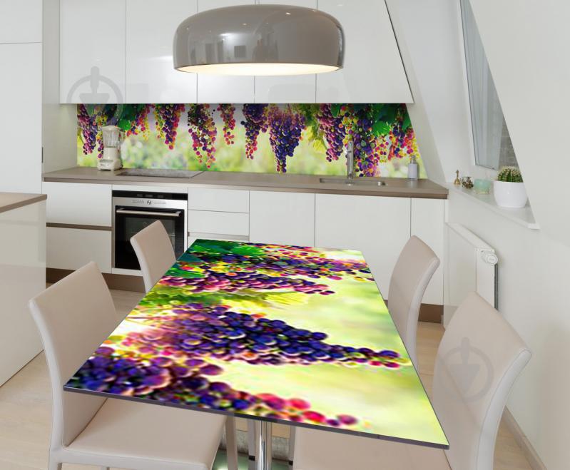 Наклейка 3Д виниловая на стол Zatarga «Солнечные грозди» 650х1200 мм (Z182179/1st)