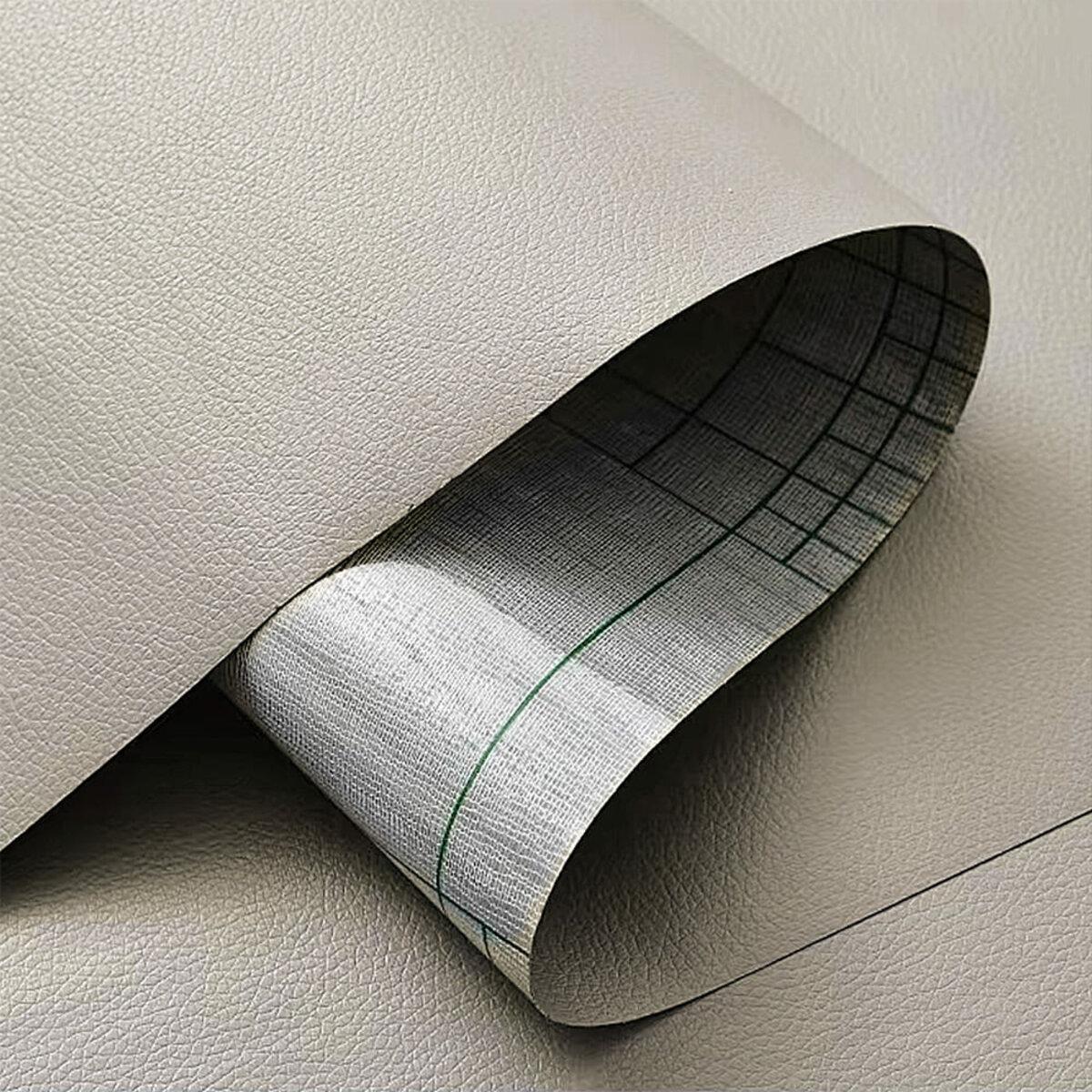 Экокожа самоклеящаяся Sticker Wall 1370x1000x0,5 мм Светло-серый (3DPanda-1373)