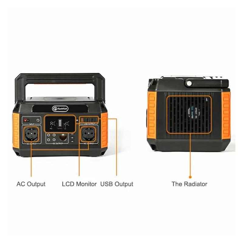 Зарядная станция портативная FlashFish P60 500W - фото 3 Зарядная станция портативная FlashFish P60 500W - фото 3