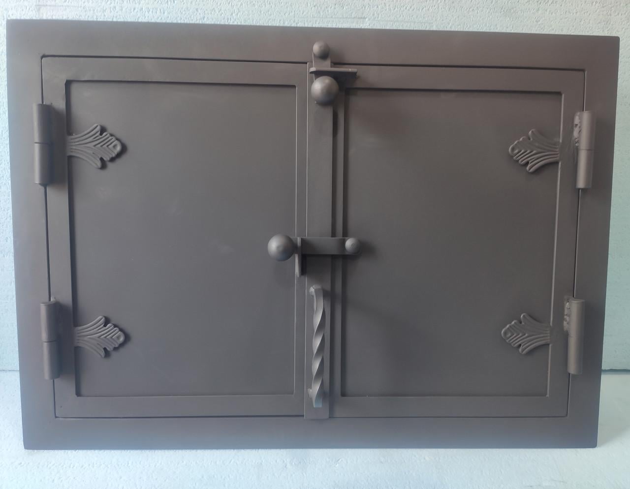 Дверца под коптилку металл 600х400/700х500 мм