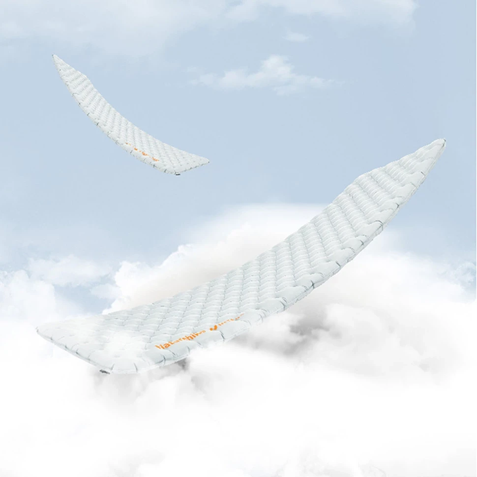 Самонадувний килимок одномісний UL Naturehike CNK2450WS012 186х64 см Сірий (6976507663359) - фото 10