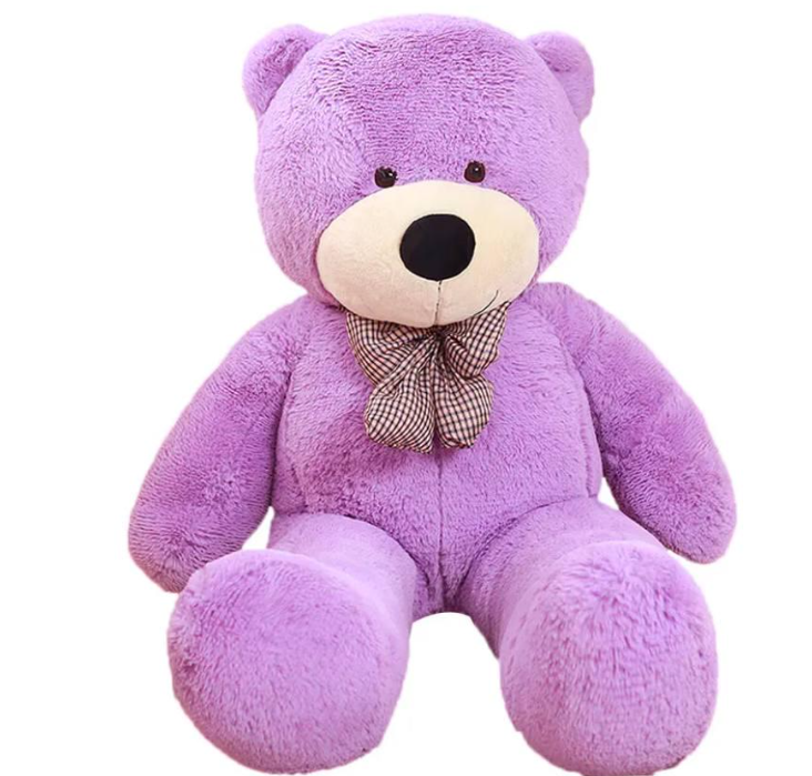 Мягкий плюшевый мишка Томми 180 см Фиолетовый (717892)