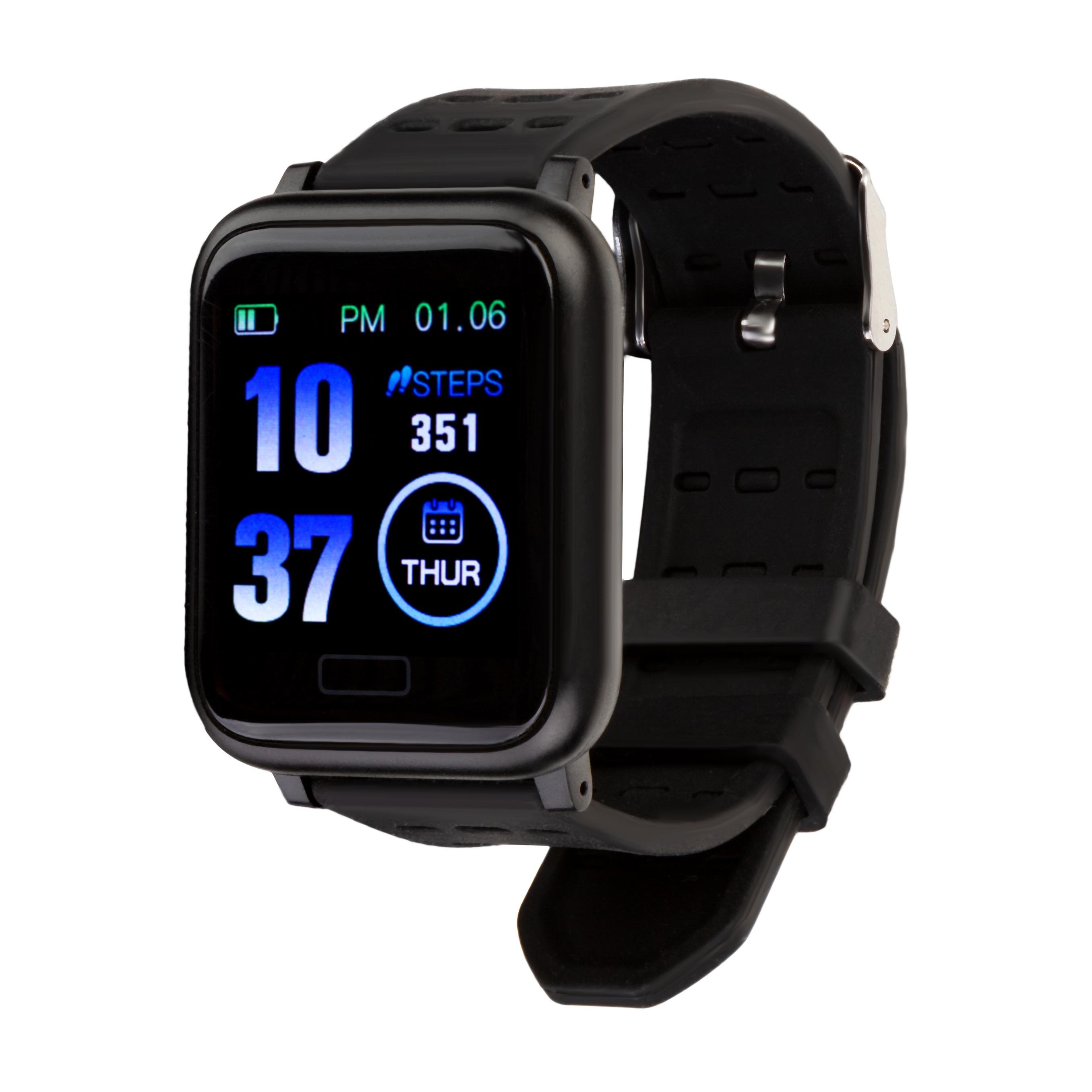 Смарт-часы с пульсоксиметром и тонометром Discovery X11 Sport PulseOximeter Tonometer Black