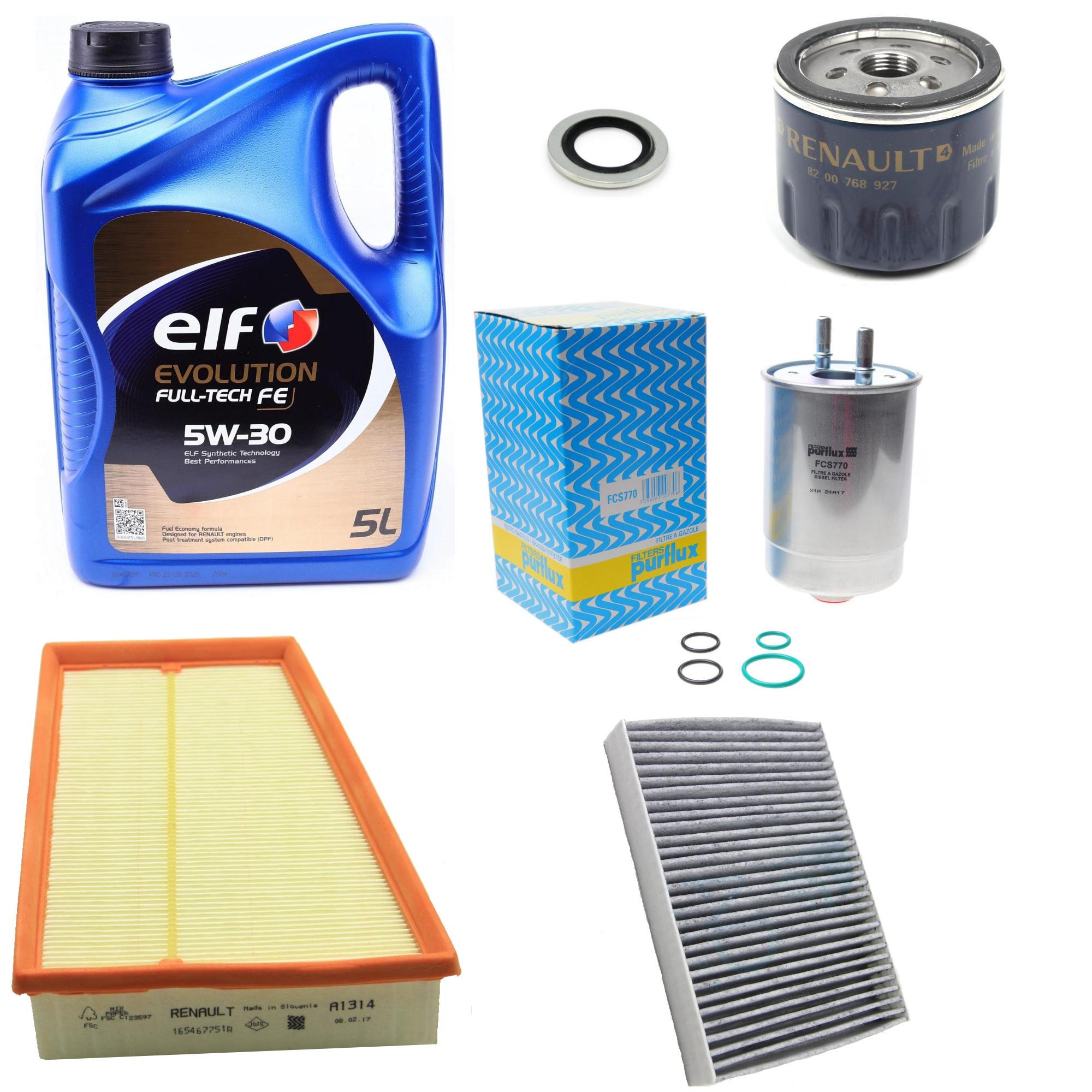 Набір для ТО №4 на Renault Scenic 3 1.5 dCi