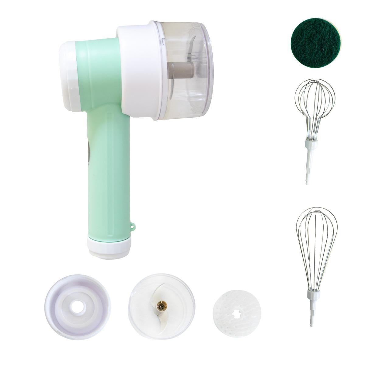 Блендер ручний з насадками Cooking Machine JY-161 3в1 Зелений (1010448-Green)