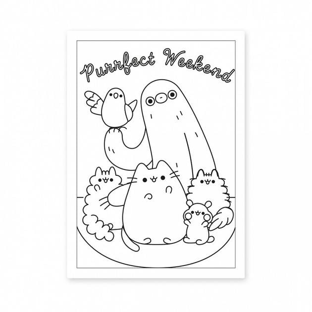 Раскраска Yes Pusheen 12стр. (742918) - фото 2