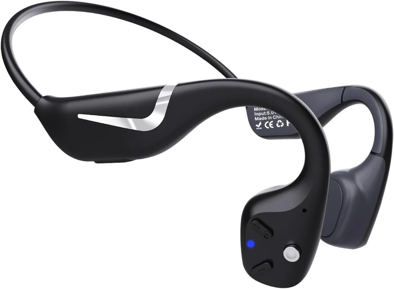 Наушники беспроводные костные Paramita DV68 Bluetooth 5.3 RGB Черный (26389571)
