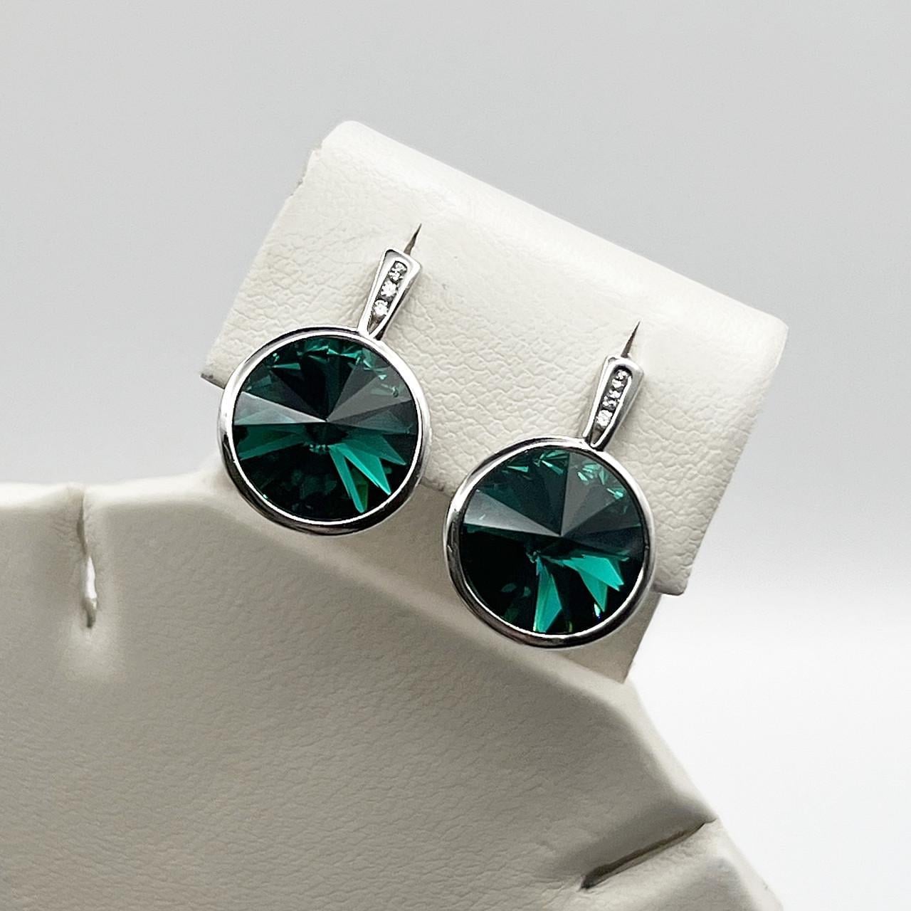 Серебряные серьги с кварцем 5,17 г (2570066768)