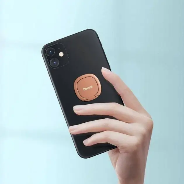 Кільце-тримач BASEUS Invisible Phone Ring Holder SUYB-0R Rose/Gold - фото 2