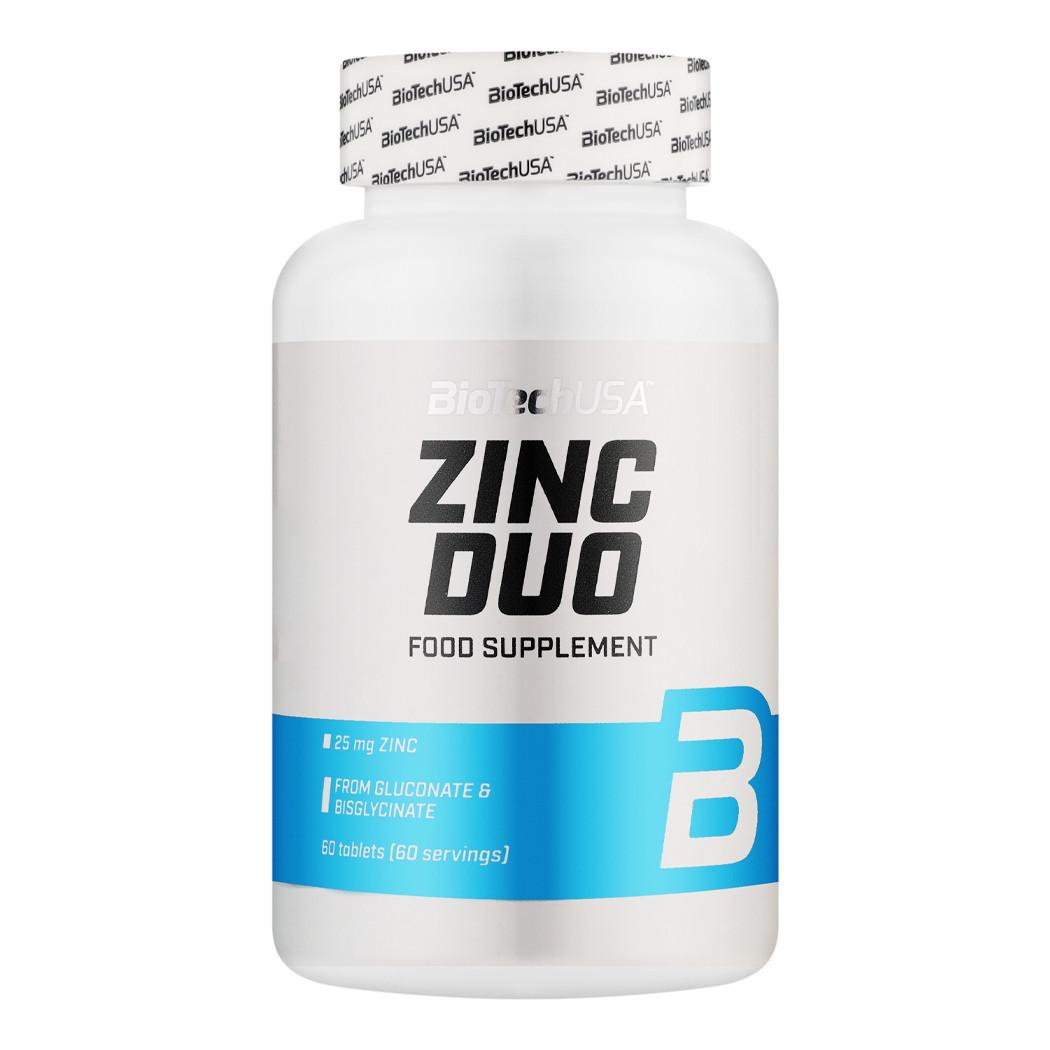 Цинк BioTech USA Zinc Duo 60 таблеток (11111-01)