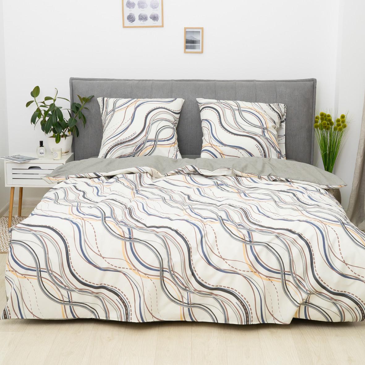 Постельное белье Isleep Viluta 25379 ранфорс с простыней на резинке 180х200 см евро (28446) Постельное белье Isleep Viluta 25379 ранфорс с простыней на резинке 180х200 см евро (28446)