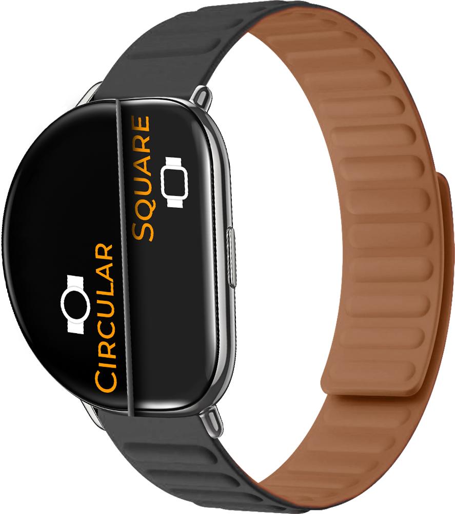 Ремешок Magneter для ZEPP E Square/Circular Black (26633-2B)