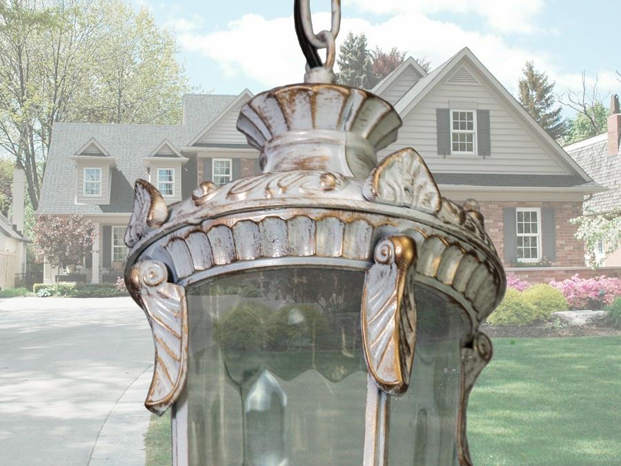 Садовый светильник Белый/Патина (DJ004-S-H WH) - фото 4 Садовый светильник Белый/Патина (DJ004-S-H WH) - фото 4