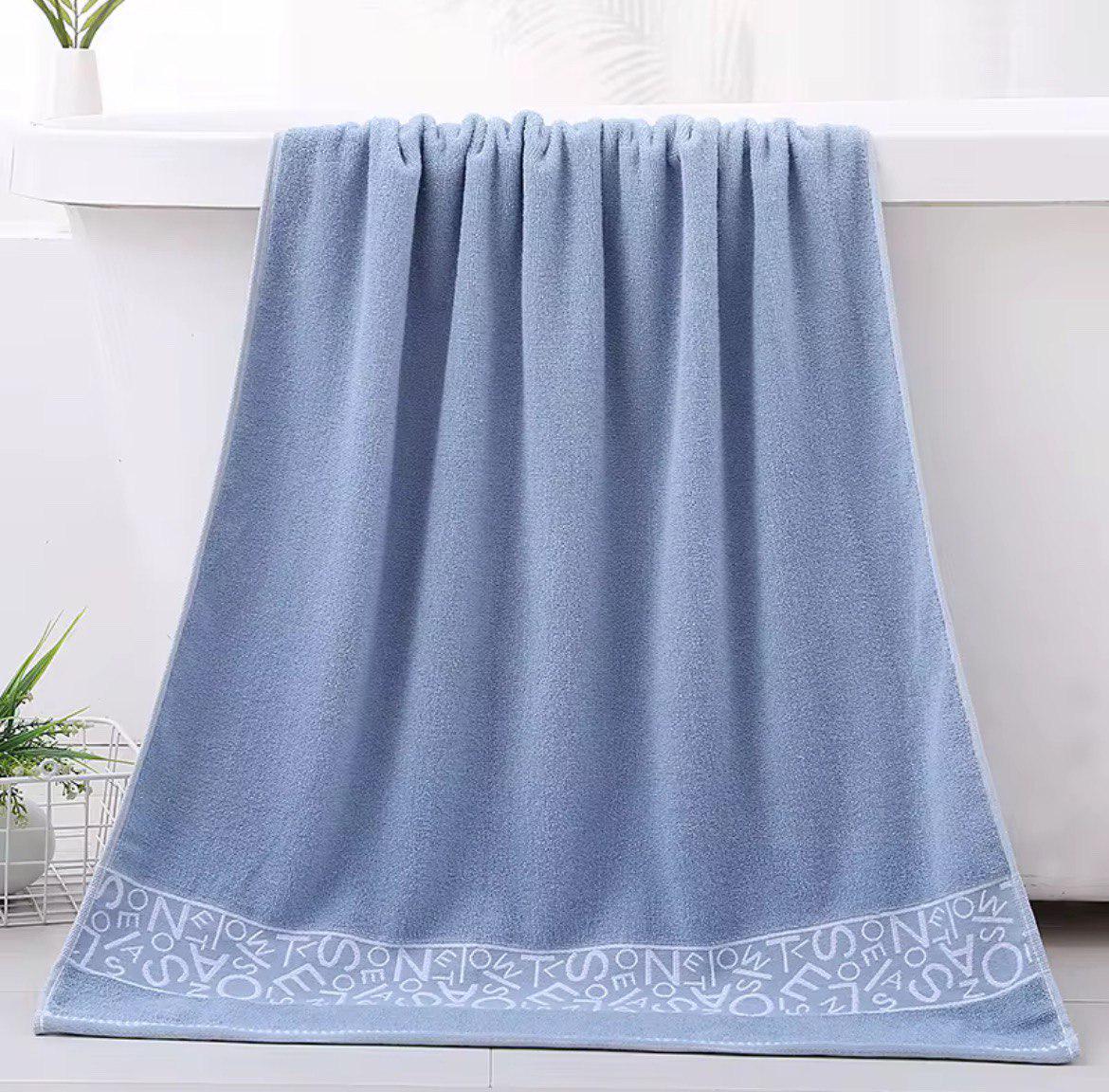 Набір рушників Alphabet Premium 3в1 Блакитний (NR3in1BathBlueAlphabet) - фото 3