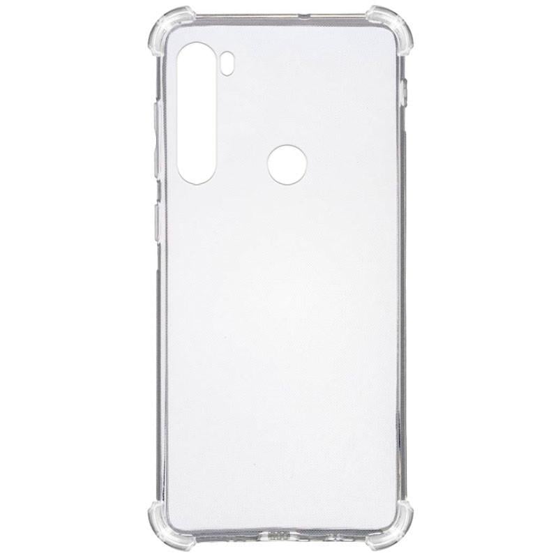 Противоударный TPU чехол GETMAN Ease logo усиленные углы для Xiaomi Redmi Note 8T Бесцветный (прозрачный)