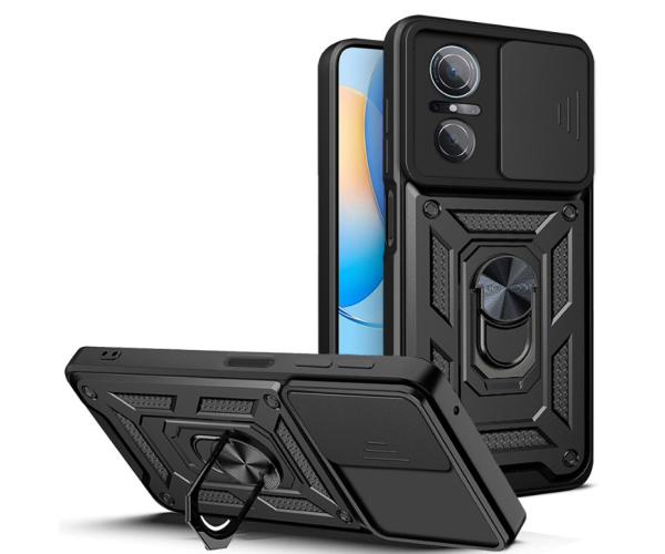 Чехол накладка Ricco Camera Sliding для Huawei Nova 9 SE Черный