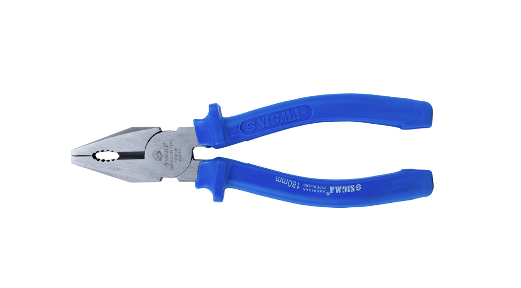 Плоскогубцы Sigma 180 мм Синий (4341181)