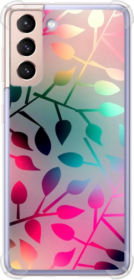 Чехол на Samsung Galaxy S21 Листья (2235sp-2114-42517)