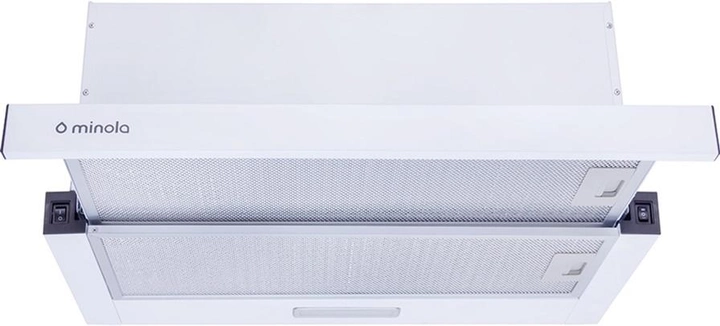 Витяжка Minola HTL 6714 WH 1100 LED телескопічна (23366) Витяжка Minola HTL 6714 WH 1100 LED телескопічна (23366)
