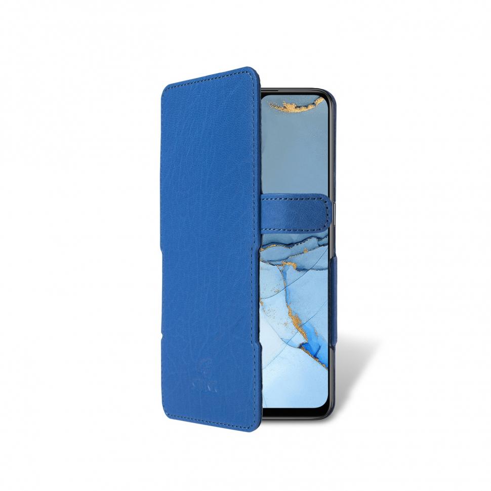 Чехол книжка Stenk Prime для OPPO Reno3 Ярко-синий (65608)