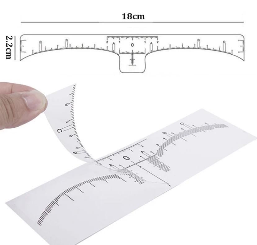 Линейка для коррекции бровей на клейкой основе (13077274) - фото 2