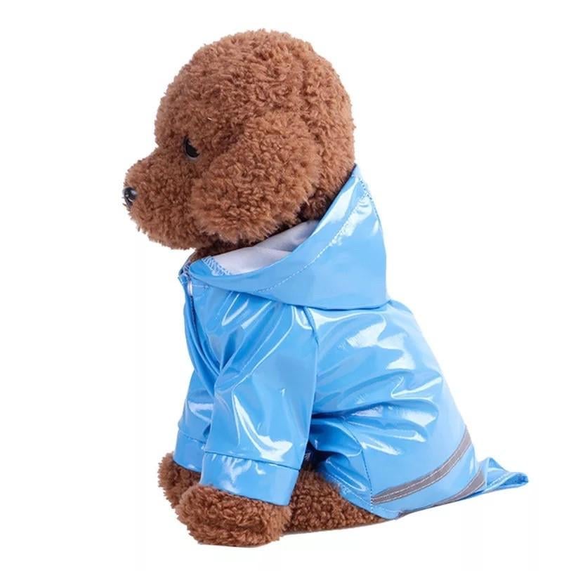 Дощовик для собак із капюшоном Pet Fashion Juicy S Blue