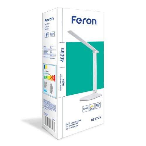 Світильник LED настільний Feron DE1725 9W 4000K Білий - фото 2