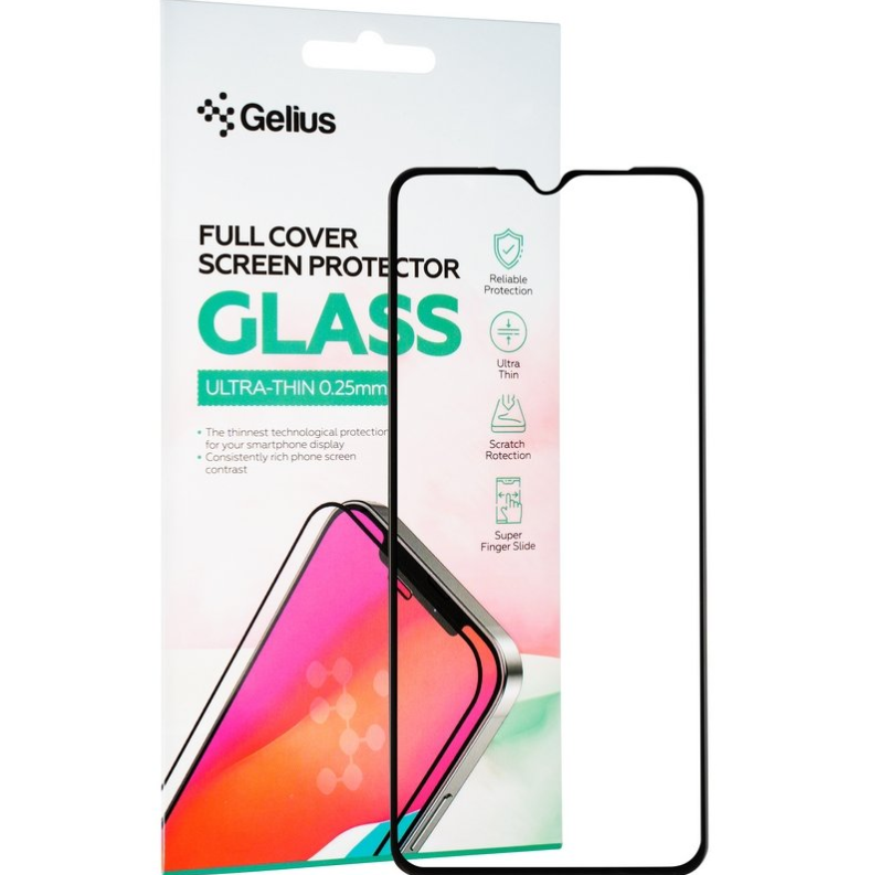 Захисне скло Gelius Full Cover Ultra-Thin 0.25mm для Oppo A78 5G Black