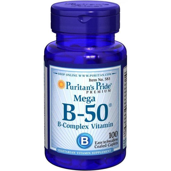 В комплекс Puritan's Pride Vitamin B-50 Complex 100 Caplets (000004272) В комплекс Puritan's Pride Vitamin B-50 Complex 100 Caplets (000004272)