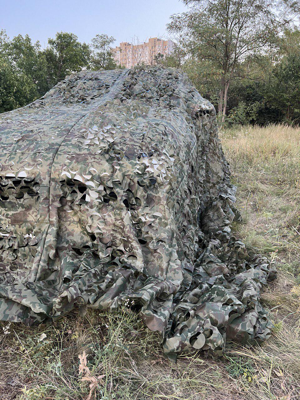 Маскировочная сетка Камуфляж №4 3х5 м Зеленый - фото 6 Маскировочная сетка Камуфляж №4 3х5 м Зеленый - фото 6