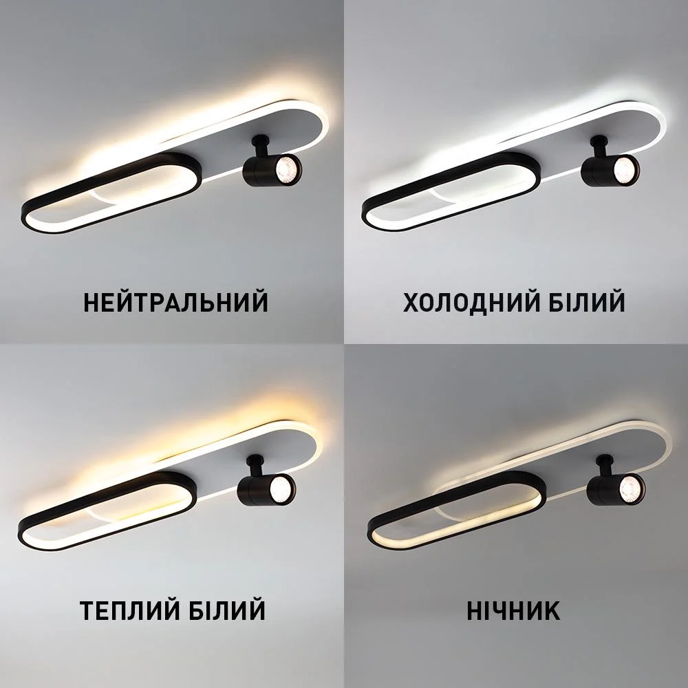 Люстра ESLLSE EDINBURGH с пультом 42 и 3W LR 600х130х130 мм Черно-белый (10547) - фото 7 Люстра ESLLSE EDINBURGH с пультом 42 и 3W LR 600х130х130 мм Черно-белый (10547) - фото 7